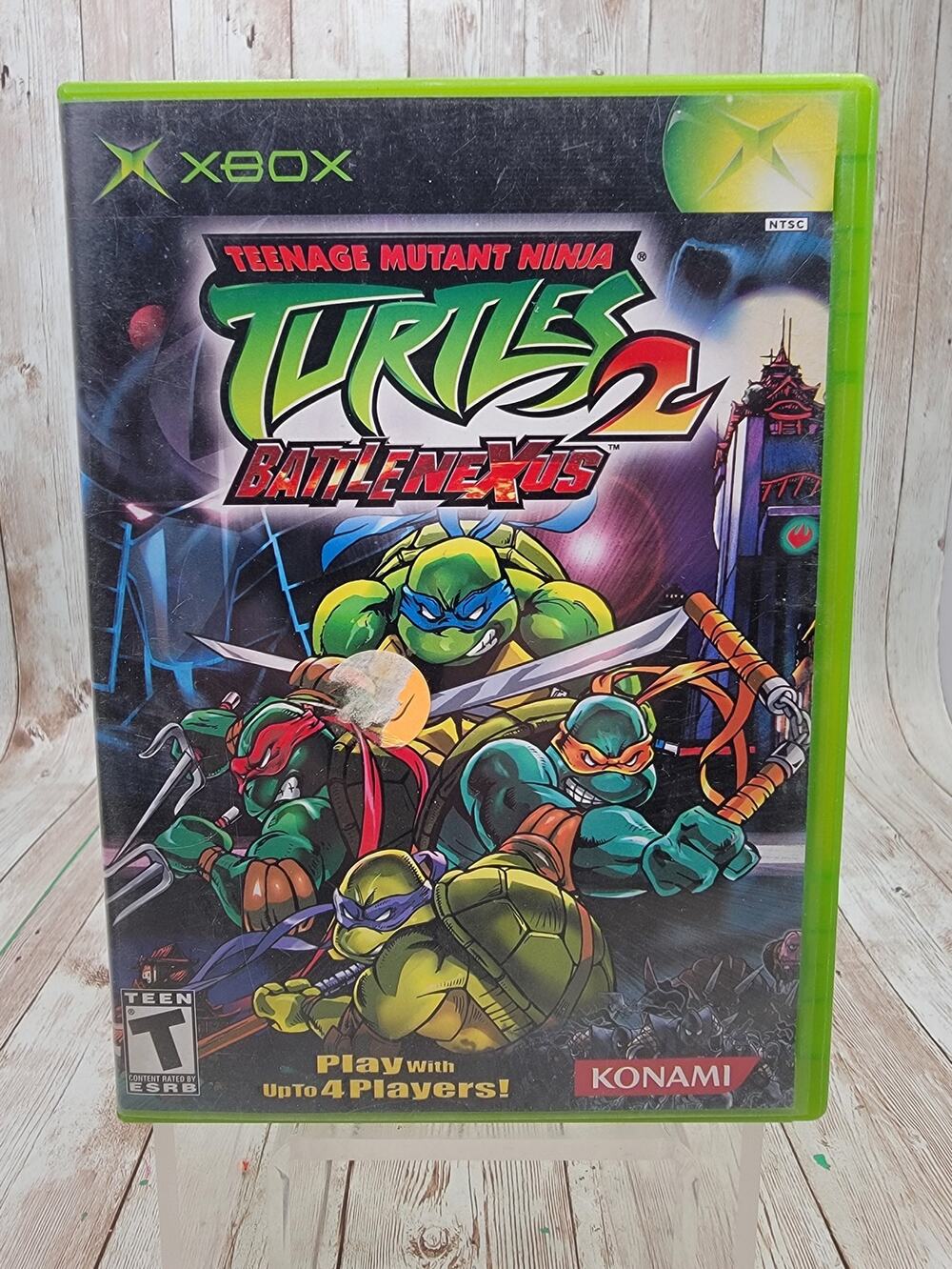 Teenage Mutant Ninja Turtles 2: BattleNexus Microsoft Xbox, 2004 Complete